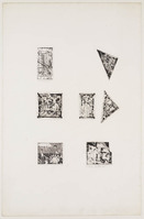 KG 1985 004
<br/>
Blad met zeven etsen
<br/>
<em>Huismans, Sipke (1938)</em>